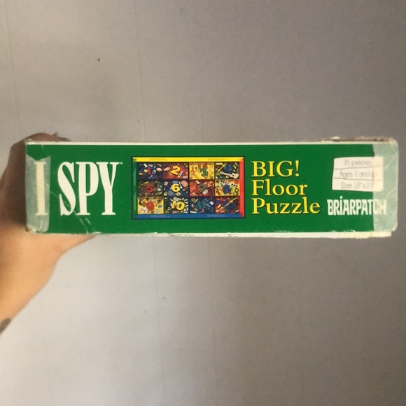 Vintage 90s I SPY 1, 2, 3… Floor Puzzle Briarpatch Large 30 Pieces - Picture 2 of 12